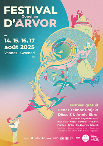 Affiche 2025 Festival d'Arvor Vannes Bretagne