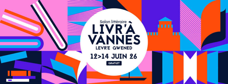 Le salon Livr'à Vannes 12 au 14 juin 2026
