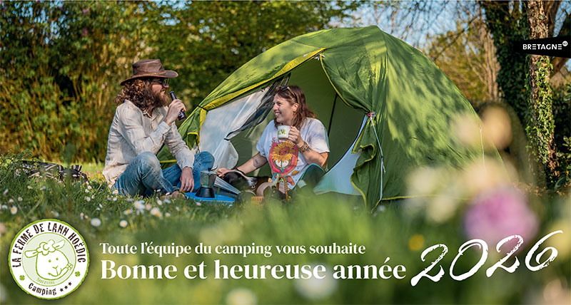 Bonne année 2026 - Camping La ferme de Lann Hoedic